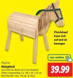 Lidl Playtive Holzpferd Angebot
