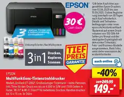 Lidl EPSON Multifunktions-Tintenstrahldrucker Angebot