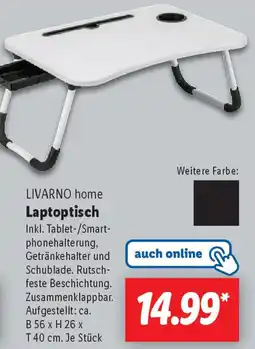 Lidl LIVARNO home Laptoptisch Angebot
