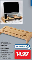 Lidl LIVARNO home Monitor-organizer Angebot