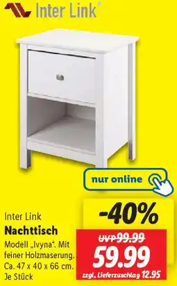 Lidl Inter Link Nachttisch Angebot