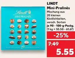 Kaufland LINDT Mini-Pralinés Angebot