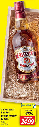 Lidl Chivas Regal Blended Scotch Whisky 12 Jahre Angebot