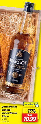 Lidl Queen Margot Blended Scotch Whisky 8 Jahre Angebot