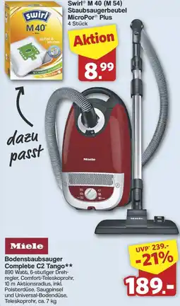 Famila Nord West Miele Bodenstaubsauger Complete C2 Tango Angebot