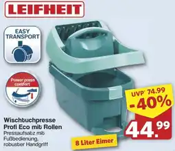 Famila Nord West LEIFHEIT Wischtuchpresse Profi Eco mit Rollen Angebot