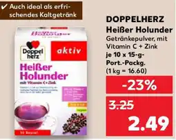 Kaufland DOPPELHERZ Heißer Holunder Angebot
