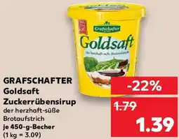 Kaufland GRAFSCHAFTER Goldsaft Zuckerrübensirup Angebot