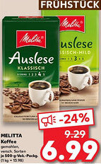 Kaufland MELITTA Kaffee Angebot