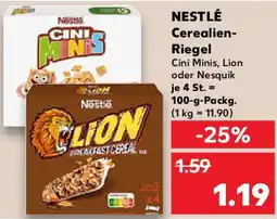 Kaufland NESTLÉ Cerealien Riegel Angebot