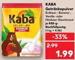 Kaufland KABA Getränkepulver Angebot