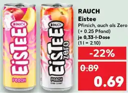 Kaufland RAUCH Eistee Angebot