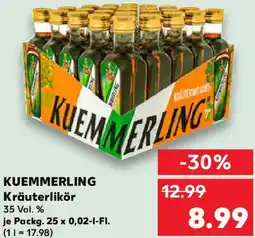 Kaufland KUEMMERLING Kräuterlikör Angebot