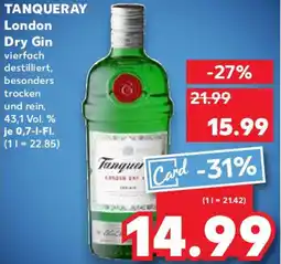 Kaufland TANQUERAY London Dry Gin Angebot