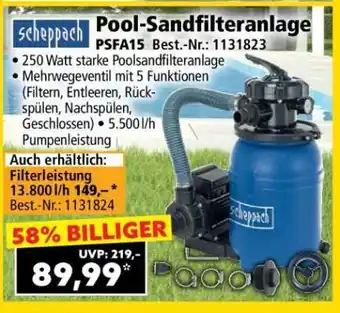 Norma Pool-Sandfilteranlage Angebot