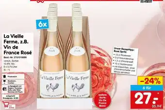 Netto Marken-Discount La Vieille Ferme, z.B. Vin de France Rosé Angebot
