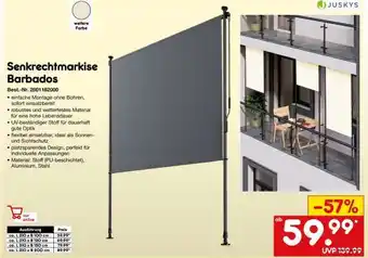 Netto Marken-Discount Senkrechtmarkise Barbados Angebot