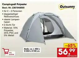 Netto Marken-Discount Campingzelt Polyester Angebot