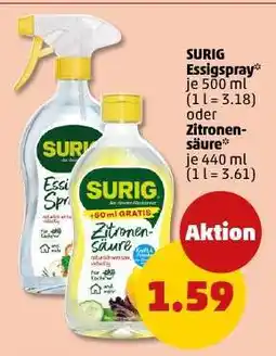 PENNY SURIG Essigspray oder Zitronensäure Angebot