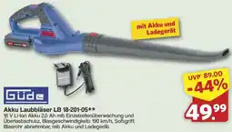 Famila Nord West Güde Akku Laubbläser LB 18-201-05 Angebot