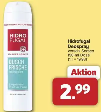 Famila Nord West Hidrofugal Deospray Angebot