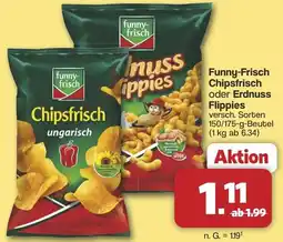 Famila Nord West Funny-Frisch Chipsfrisch oder Erdnuss Flippies Angebot