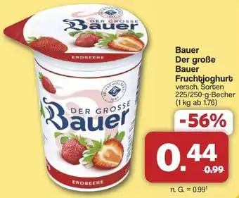 Famila Nord West Bauer Der große Bauer Fruchtjoghurt Angebot