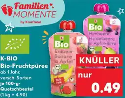 Kaufland K-BIO Bio-Fruchtpüree Angebot