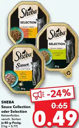 Kaufland SHEBA Sauce Collection oder Selection Angebot