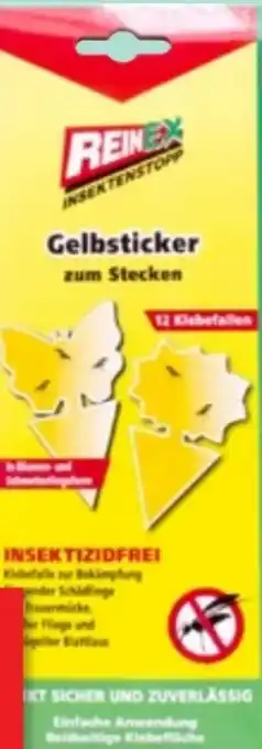 Thomas Philipps Reinex Insektenstopp Gelbsticker zum Stecken Angebot
