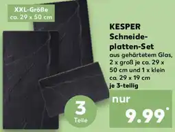 Kaufland KESPER Schneideplatten-Set Angebot