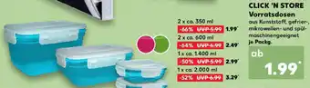 Kaufland CLICK 'N STORE Vorratsdosen Angebot