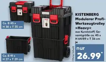 Kaufland KISTENBERG Modularer Profi Werkzeugtrolley Heavy Angebot