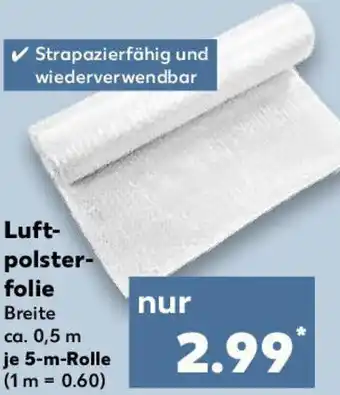 Kaufland Luftpolsterfolie Angebot