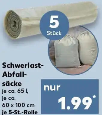 Kaufland Schwerlast Abfallsäcke Angebot
