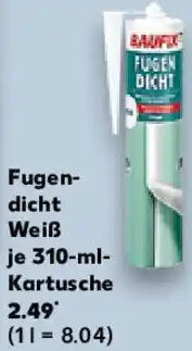 Kaufland BAUFIX Fugendicht Weiß Angebot