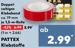 Kaufland Pattex Doppelseitiges Klebeband Angebot