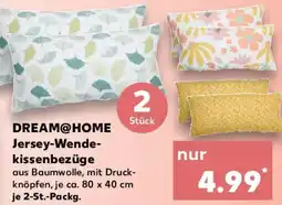 Kaufland DREAM@HOME Jersey-Wendekissenbezüge Angebot
