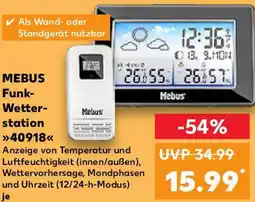 Kaufland MEBUS Funk Wetterstation 40918 Angebot