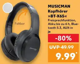 Kaufland MUSICMAN Kopfhörer BT-X65 Angebot
