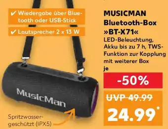 Kaufland MUSICMAN Bluetooth-Box BT-X71 Angebot