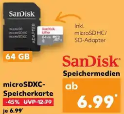 Kaufland SanDisk microSDXC Speicherkarte Angebot