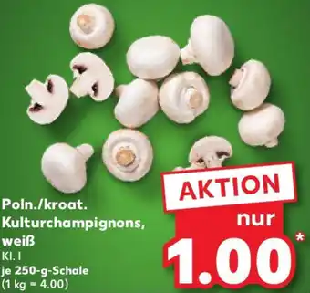 Kaufland Poln./kroat. Kulturchampignons, weiß Angebot
