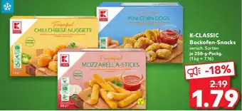 Kaufland K-CLASSIC Backofen-Snacks Angebot