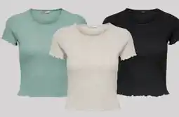 AWG Mode Only Clothing Damen Ripp-T-Shirt Emma Angebot