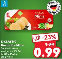 Kaufland K-CLASSIC Herzhafte Minis Angebot