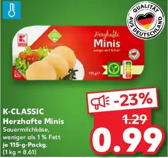 Kaufland K-CLASSIC Herzhafte Minis Angebot