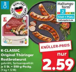 Kaufland K-CLASSIC Original Thüringer Rostbratwurst Angebot
