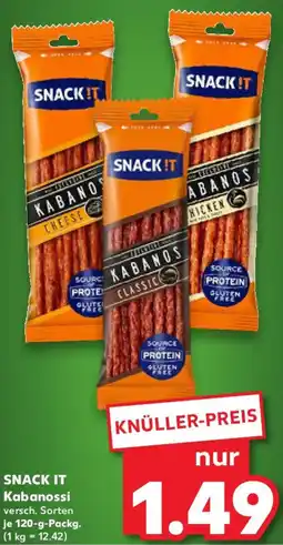 Kaufland SNACK IT Kabanossi Angebot