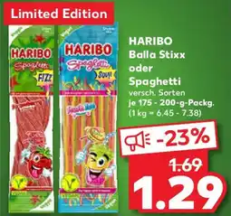 Kaufland HARIBO Balla Stixx oder Spaghetti Angebot